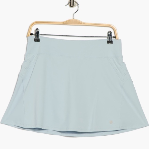 Apana Pants - APANA Daybreak Light Blue Women's Lightweight Breathable Mesh Yoga Skort::NWT::